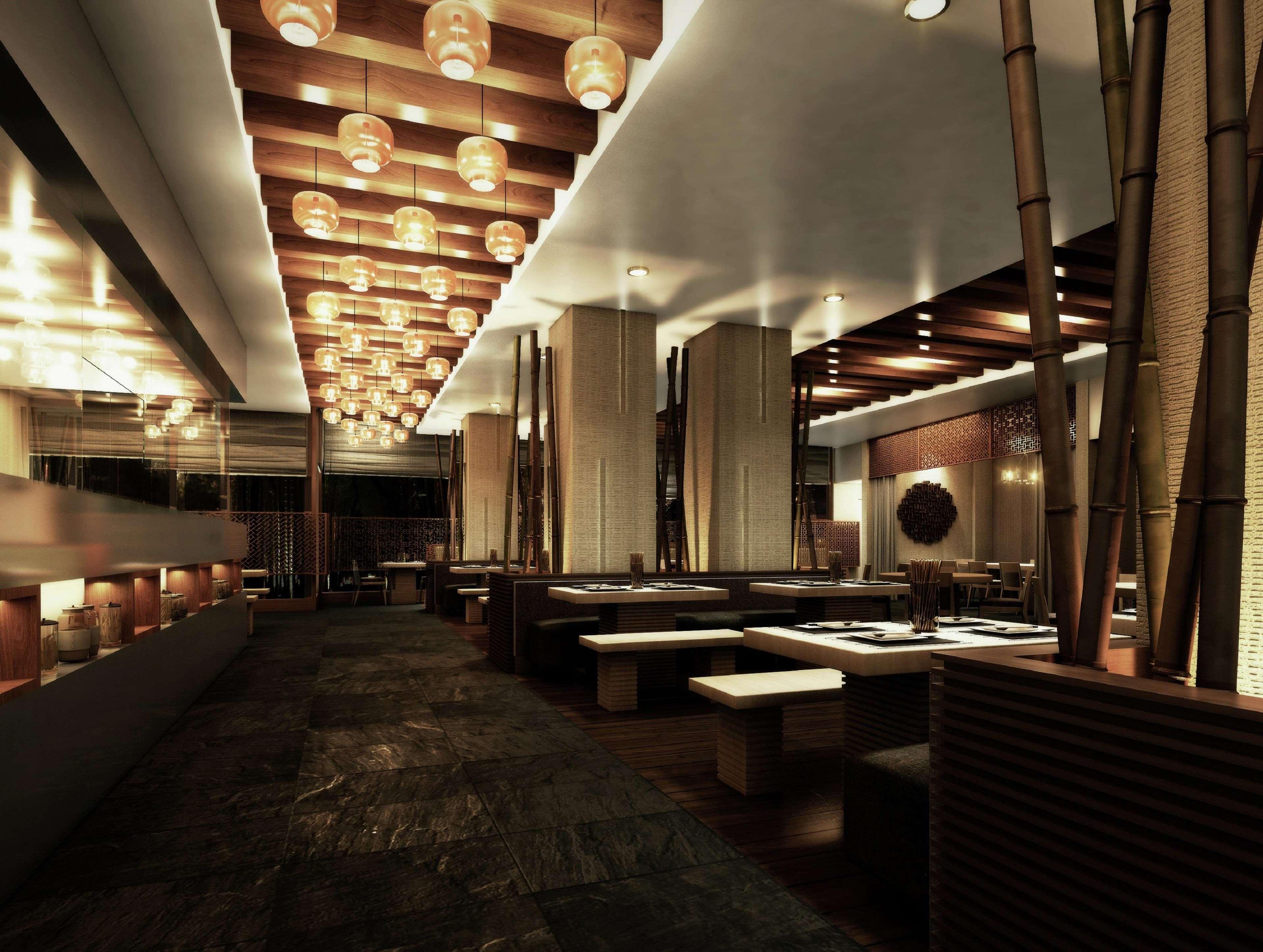 Hotel Doubletree By Hilton Doha - Al Sadd Exterior foto Interior of a restaurant